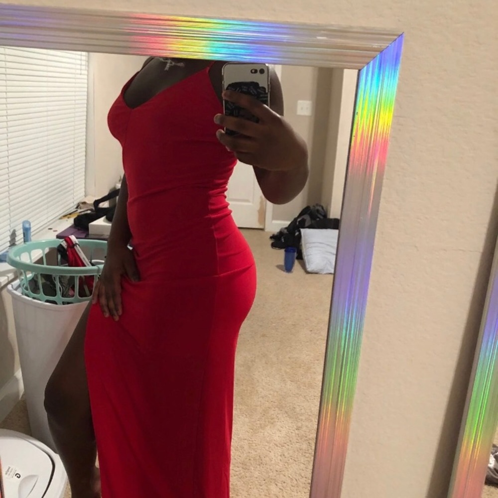 Bright Red Fashion Nova Dress